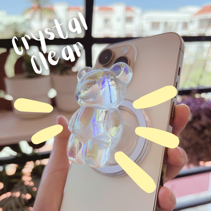 Holographic Bear Popsocket