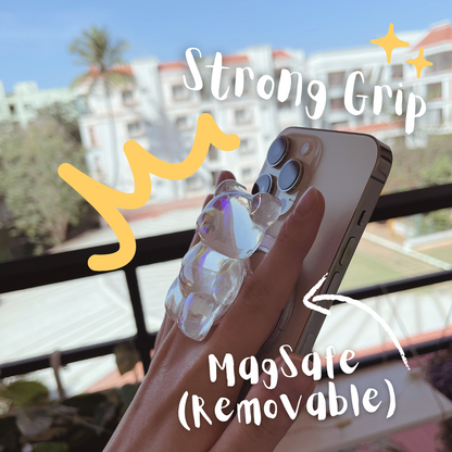 Holographic Bear Popsocket